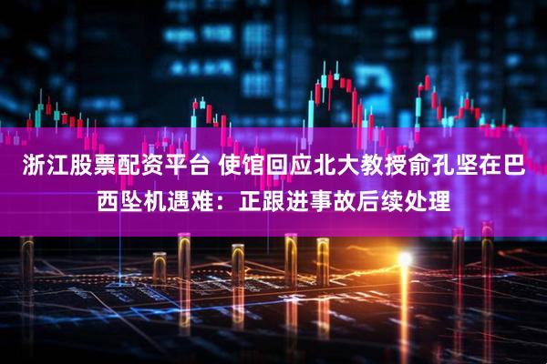 浙江股票配资平台 使馆回应北大教授俞孔坚在巴西坠机遇难：正跟进事故后续处理
